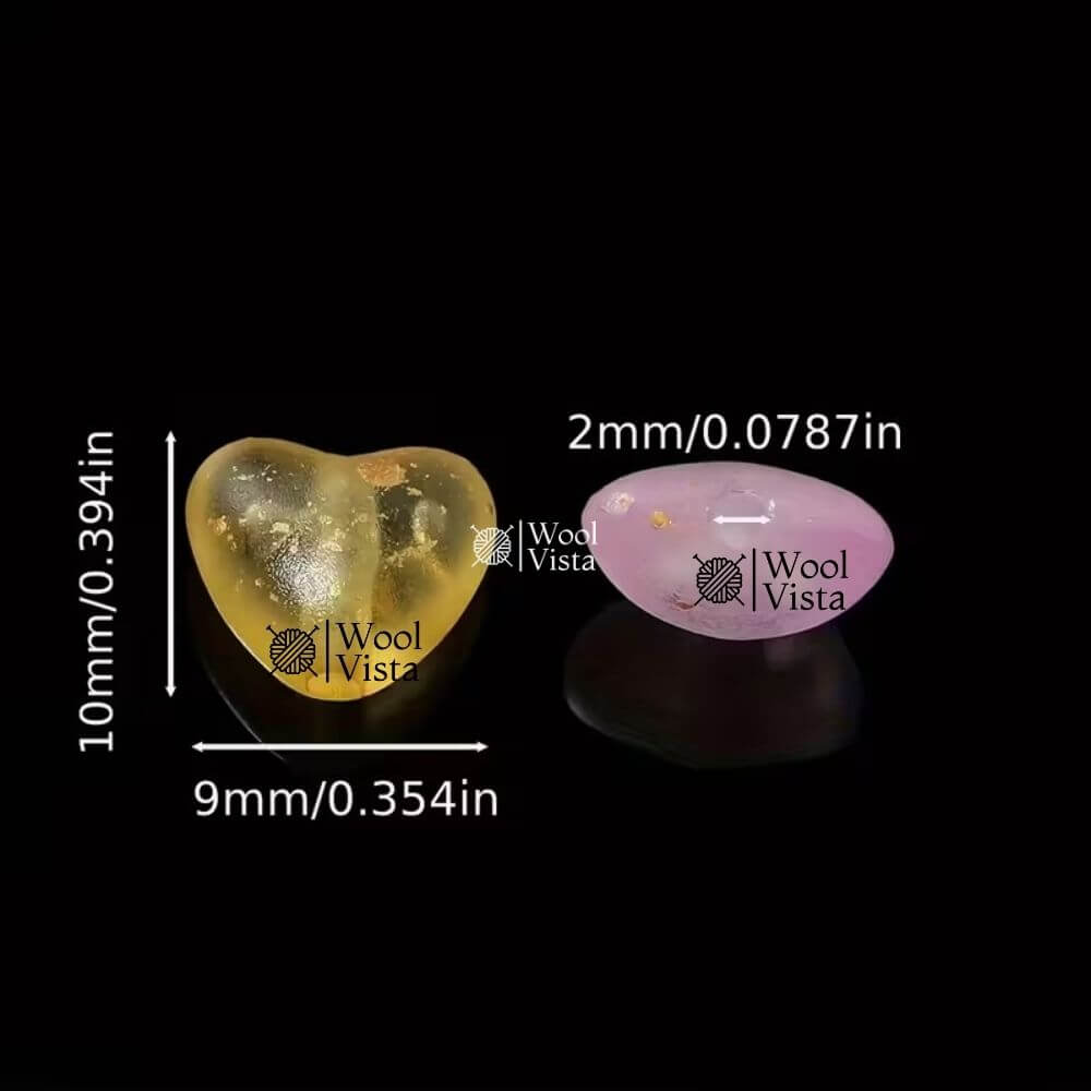 GOLDEN RHINESTONE HEART PENDANTS CHARMS – DIY JEWELRY MAKING (PACK OF 5)