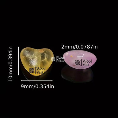 GOLDEN RHINESTONE HEART PENDANTS CHARMS – DIY JEWELRY MAKING (PACK OF 5)