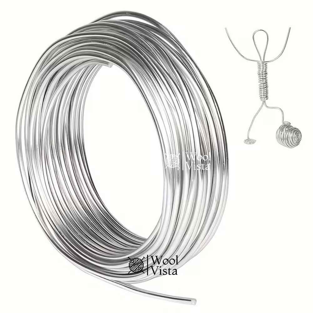 GOLDEN & SILVER ALUMINUM CRAFT WIRE - THICK FLEXIBLE DIY WIRE