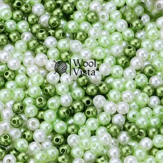 ACRYLIC ROUND BEADS WITH HOLES