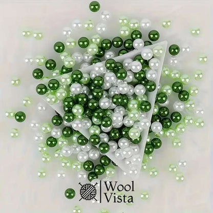 ACRYLIC ROUND BEADS WITH HOLES