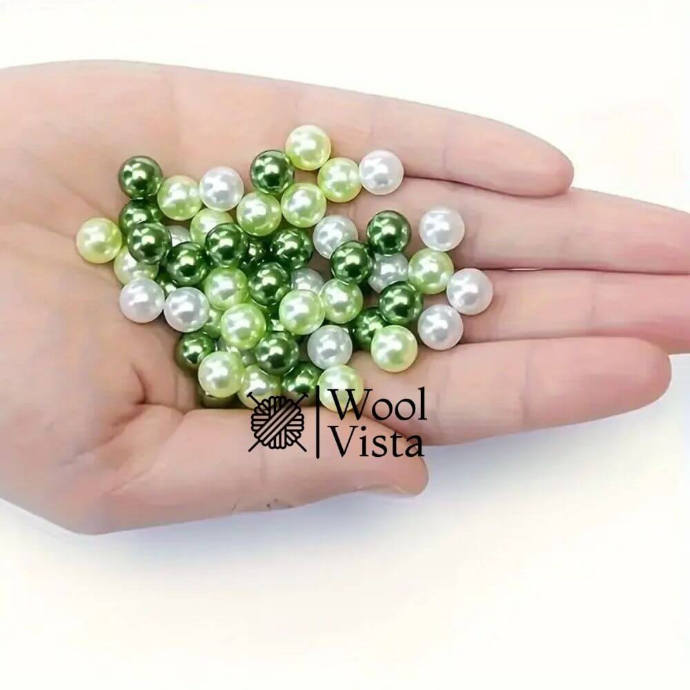 ACRYLIC ROUND BEADS WITH HOLES