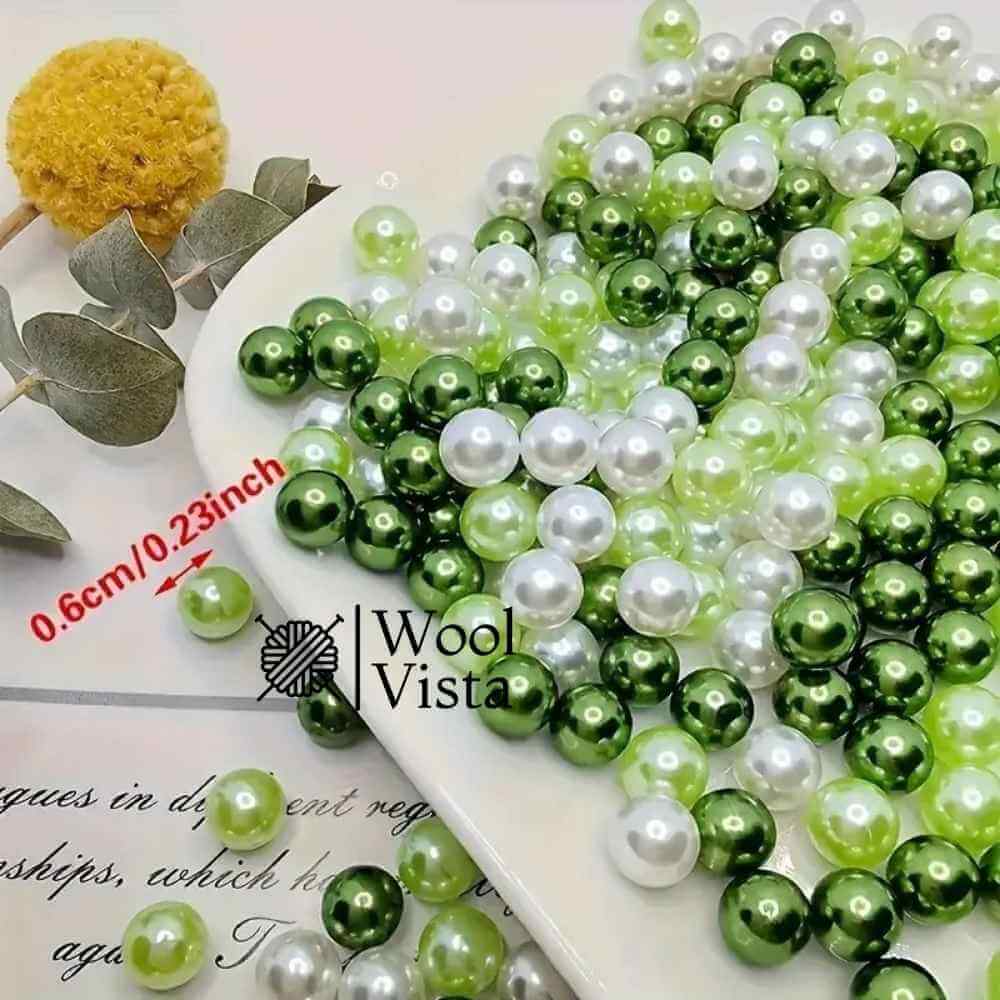 ACRYLIC ROUND BEADS WITH HOLES