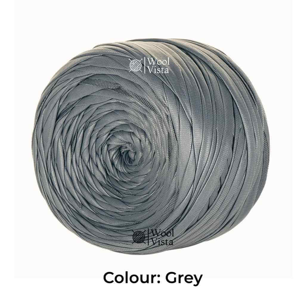 200G FAUX LEATHER T-SHIRT YARN – 60M SOFT WOVEN RIBBON YARN FOR CROCHET BAGS, KNITTING & HOME DECOR