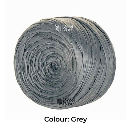 200G FAUX LEATHER T-SHIRT YARN – 60M SOFT WOVEN RIBBON YARN FOR CROCHET BAGS, KNITTING & HOME DECOR