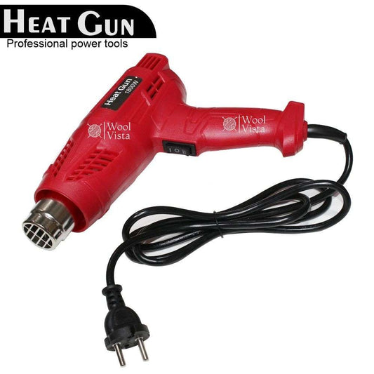 HEAT GUN WITH ADJUSTABLE TEMPERATURE – HIGH-POWER HOT AIR GUN FOR RESIN ART, EPOXY BUBBLE REMOVAL & DIY CRAFTS