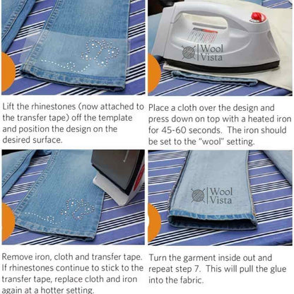 HIGH-QUALITY GOLDEN HOT FIX GLASS RHINESTONES WITH FLAT BACKS FOR CLOTHING EMBELLISHMENTS