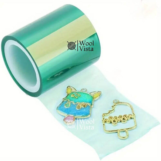 HIGH-TEMPERATURE RESISTANT GREEN SEAMLESS TAPE – JEWELLERY & EPOXY CRAFTING