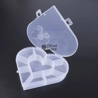 CLEAR PLASTIC STORAGE BOXES – MULTI-COMPARTMENT ORGANIZER FOR JEWELRY, BEADS & DIY CRAFTS