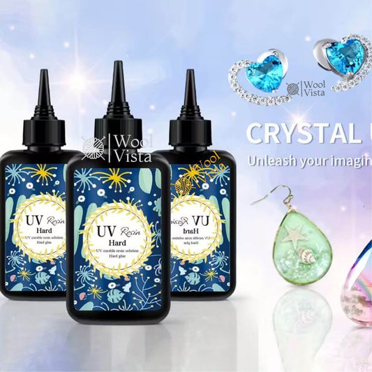 HIGH-QUALITY UV EPOXY RESIN – TRANSPARENT, NON-TOXIC HARD TYPE RESIN FOR SILICONE MOLDS, JEWELRY CASTING, COATING & DIY CRAFTS