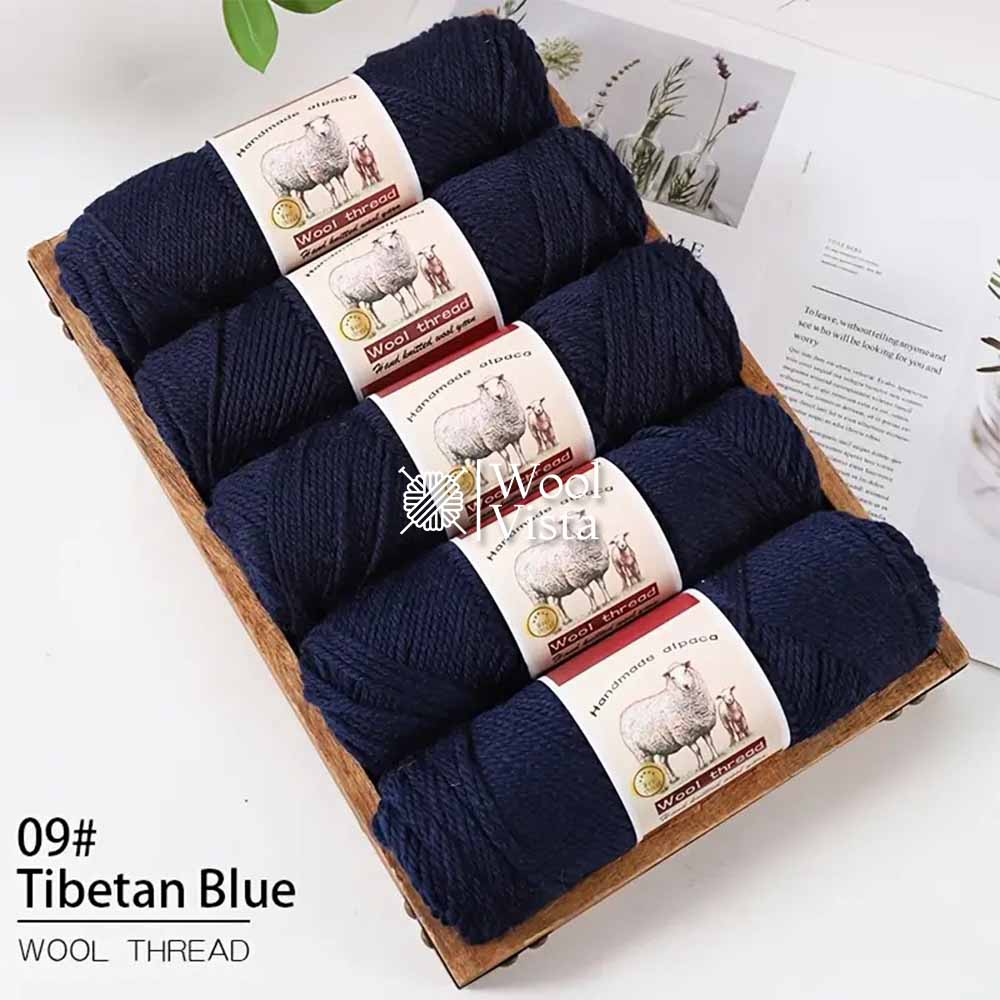 IMPORTED MERINO WOOL -  95% WOOL 5% ACRYLIC (PACK OF 5)