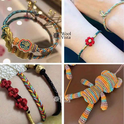 IMPORTED NYLON CORD FOR MAKING BRACELETS AND DIY PROJECTS