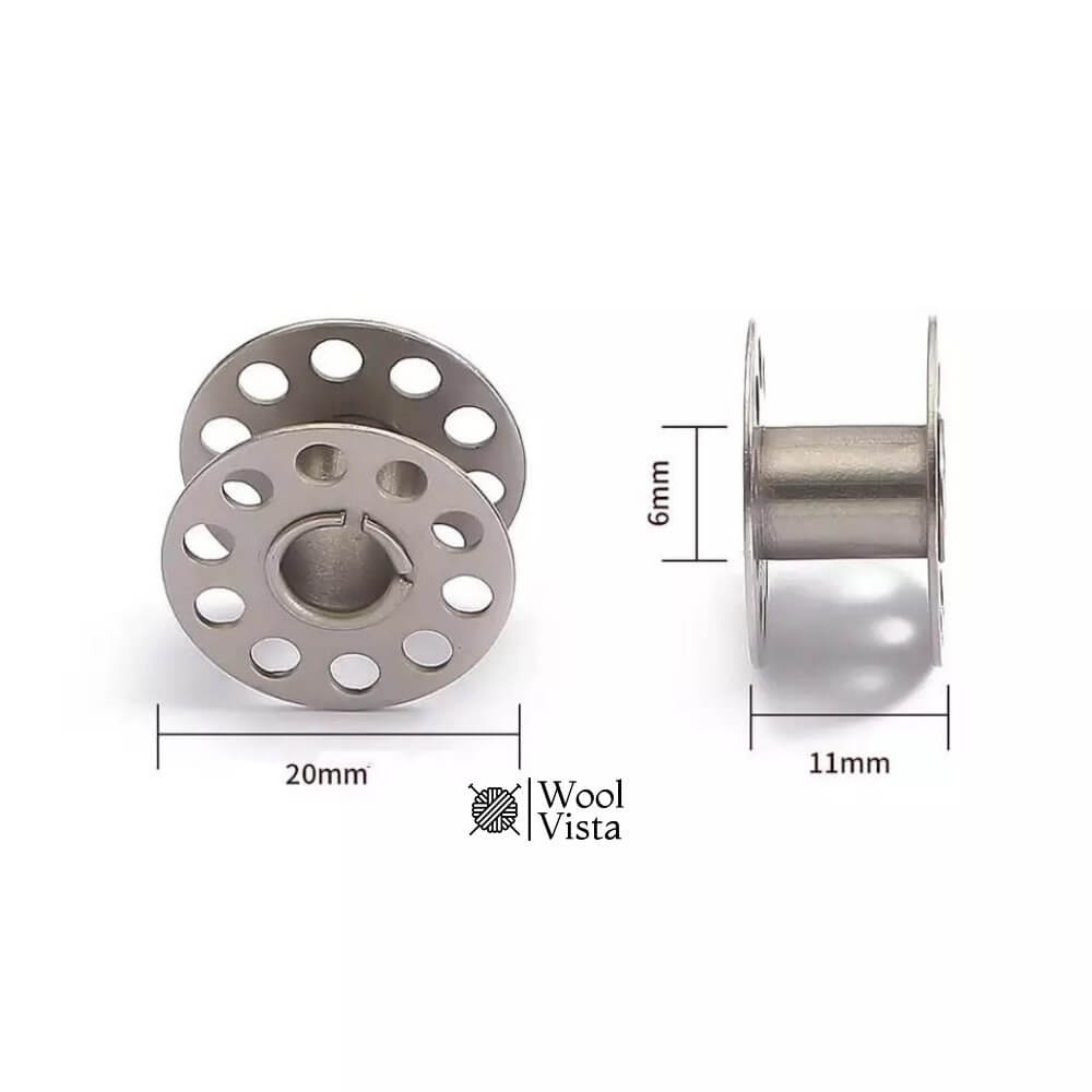 IRON BOBBINS FOR INDUSTRIAL SEWING MACHINES – DURABLE & HIGH-PRECISION (12 PIECES)