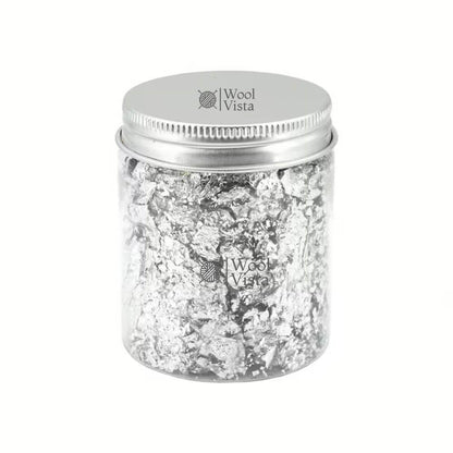 IMITATION METALLIC FOIL LEAF FLAKES BOTTLE – GOLD, SILVER, OR ROSE GOLD FOR RESIN JEWELRY, PAINTING, DIY CRAFTS, EPOXY PROJECTS & DECORATIVE EMBELLISHMENTS