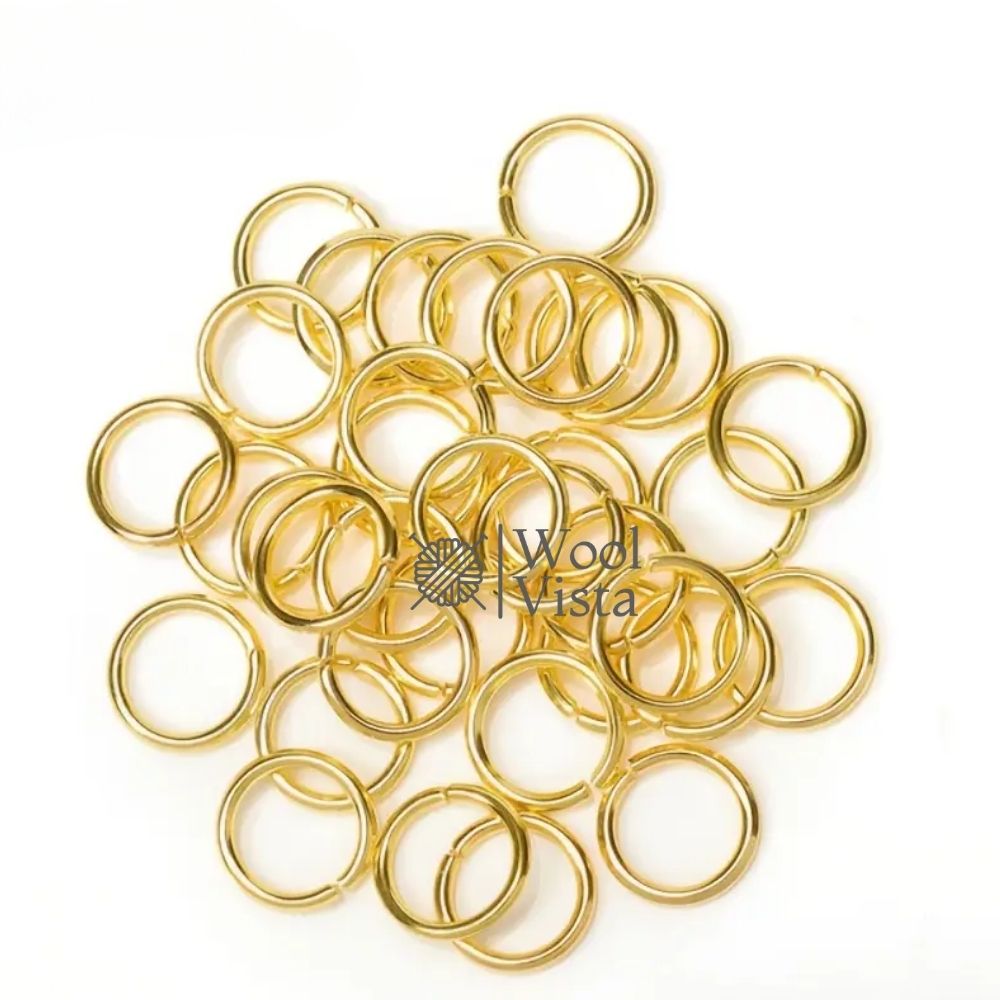 JUMP RINGS – OPEN CONNECTOR RINGS FOR DIY JEWELRY MAKING, NECKLACES, BRACELETS & PENDANTS