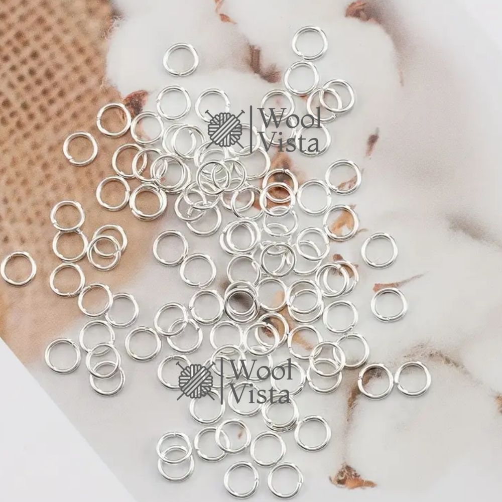 JUMP RINGS – OPEN CONNECTOR RINGS FOR DIY JEWELRY MAKING, NECKLACES, BRACELETS & PENDANTS