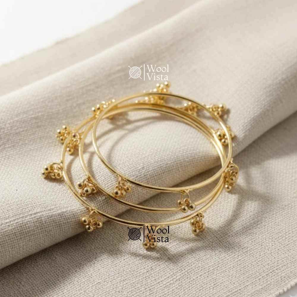 KASHMIRI HANDMADE BANGLES – TRADITIONAL ELEGANT DESIGN (SET OF 4)