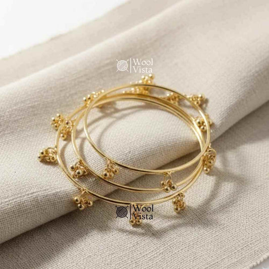 KASHMIRI HANDMADE BANGLES – TRADITIONAL ELEGANT DESIGN (SET OF 4)