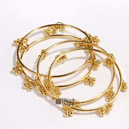 KASHMIRI HANDMADE BANGLES – TRADITIONAL ELEGANT DESIGN (SET OF 4)