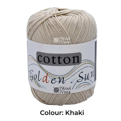 100% COTTON KNITTING YARN 50G – 190M TEXTURIZED COTTON YARN FOR CROCHET, KNITTING & DIY CRAFTS
