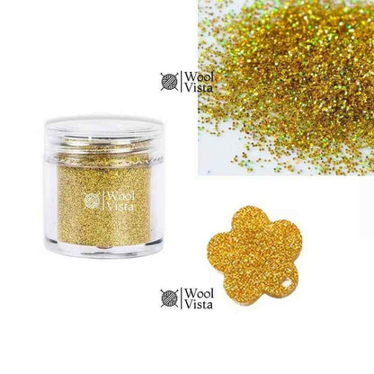 GLITTER BOTTLES SET – 12 PCS HOLOGRAPHIC GLITTER FOR ART, CRAFT & RESIN DECORATION