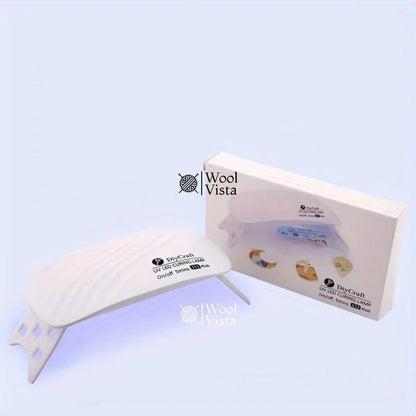 LED RESIN CURING LAMP 36W WITH 12 DUAL-WAVELENGTH BEADS – FAST CURE, PORTABLE USB LIGHT FOR RESIN CRAFTS & JEWELLERY MAKING