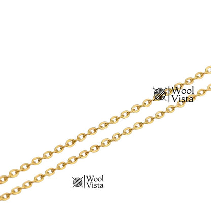 LOOSE CHAIN 2MM – DURABLE JEWELRY CHAIN FOR NECKLACES, BRACELETS & DIY CRAFTS