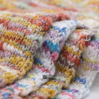 LUXURY AUSTRALIAN SHEEP WOOL YARN 300G – MULTICOLOR SOFT KNITTING & CROCHET YARN FOR SWEATERS, SCARVES & WINTER WEAR (PACK OF 6)