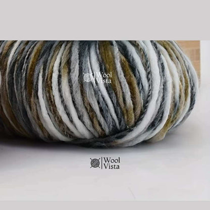 LUXURY AUSTRALIAN SHEEP WOOL YARN 300G – MULTICOLOR SOFT KNITTING & CROCHET YARN FOR SWEATERS, SCARVES & WINTER WEAR (PACK OF 6)