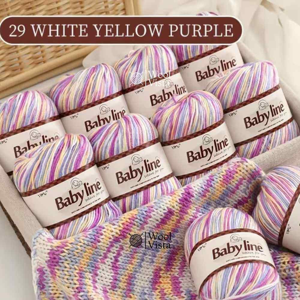 LUXURY BLEND YARN PACK (PACK OF 10 BALLS) – SILK, CASHMERE & WOOL YARN FOR CROCHET, KNITTING, SWEATERS, BABY BLANKETS & SCARVES