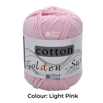 100% COTTON KNITTING YARN 50G – 190M TEXTURIZED COTTON YARN FOR CROCHET, KNITTING & DIY CRAFTS