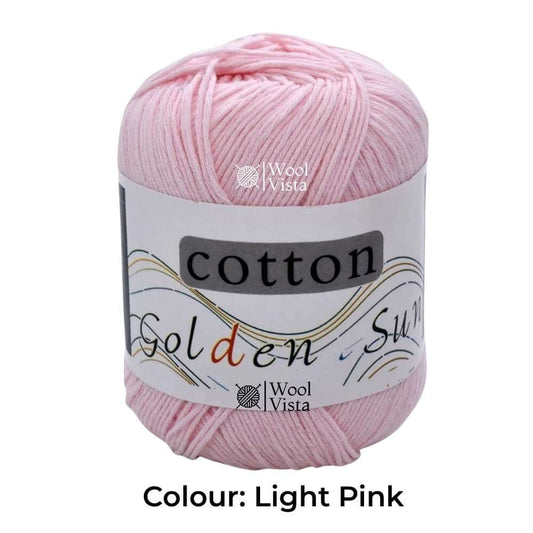 100% COTTON KNITTING YARN 50G – 190M TEXTURIZED COTTON YARN FOR CROCHET, KNITTING & DIY CRAFTS