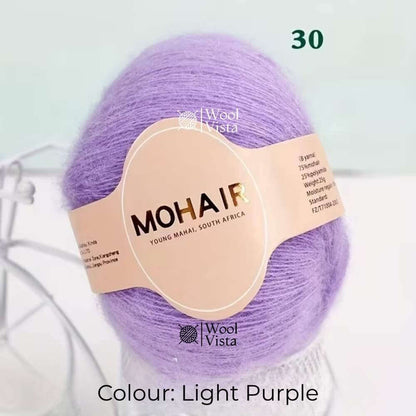 MOHAIR LUXURY YARN SET – SOFT & FLUFFY LONG FIBER YARN - (PACK OF 6)