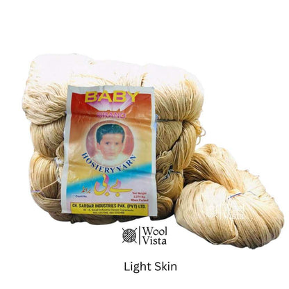 FINEST SOFT CROCHET YARN 3 PLY HANK - FOR KNITTING & CRAFTING