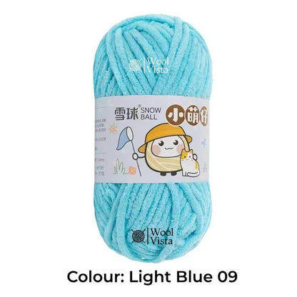 THIN CHENILLE PLUSH YARN – SOFT BLANKET & CROCHET YARN FOR KNITTING, DIY CRAFTS