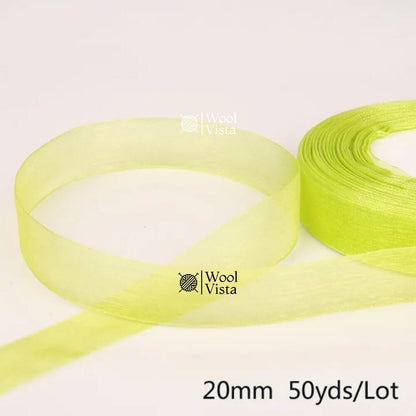 ORGANZA RIBBONS –  DECORATIVE RIBBON FOR GIFT WRAPPING, CRAFTS & PARTY DECOR