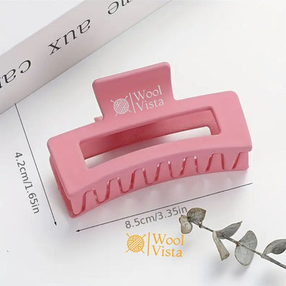 MATTE NON-SLIP RETRO HAIR CLIPS 6PCS – ELEGANT RECTANGULAR GRIP CLIPS FOR WOMEN, SECURE HOLD FOR THICK & THIN HAIR, MINIMALIST STYLISH ACCESSORIES