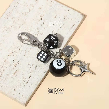 MEN’S METAL CAR KEYCHAIN COLLECTION – PUNK STARBURST, RACING CAR & FAUX LEATHER WAIST KEYRING (MULTIPLE DESIGNS)