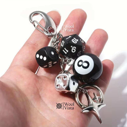 MEN’S METAL CAR KEYCHAIN COLLECTION – PUNK STARBURST, RACING CAR & FAUX LEATHER WAIST KEYRING (MULTIPLE DESIGNS)