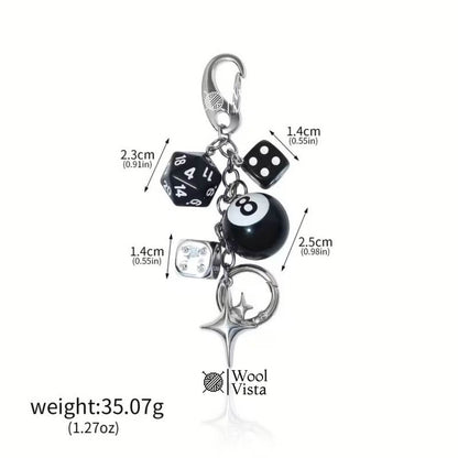 MEN’S METAL CAR KEYCHAIN COLLECTION – PUNK STARBURST, RACING CAR & FAUX LEATHER WAIST KEYRING (MULTIPLE DESIGNS)
