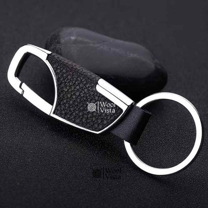 MEN’S METAL CAR KEYCHAIN COLLECTION – PUNK STARBURST, RACING CAR & FAUX LEATHER WAIST KEYRING (MULTIPLE DESIGNS)