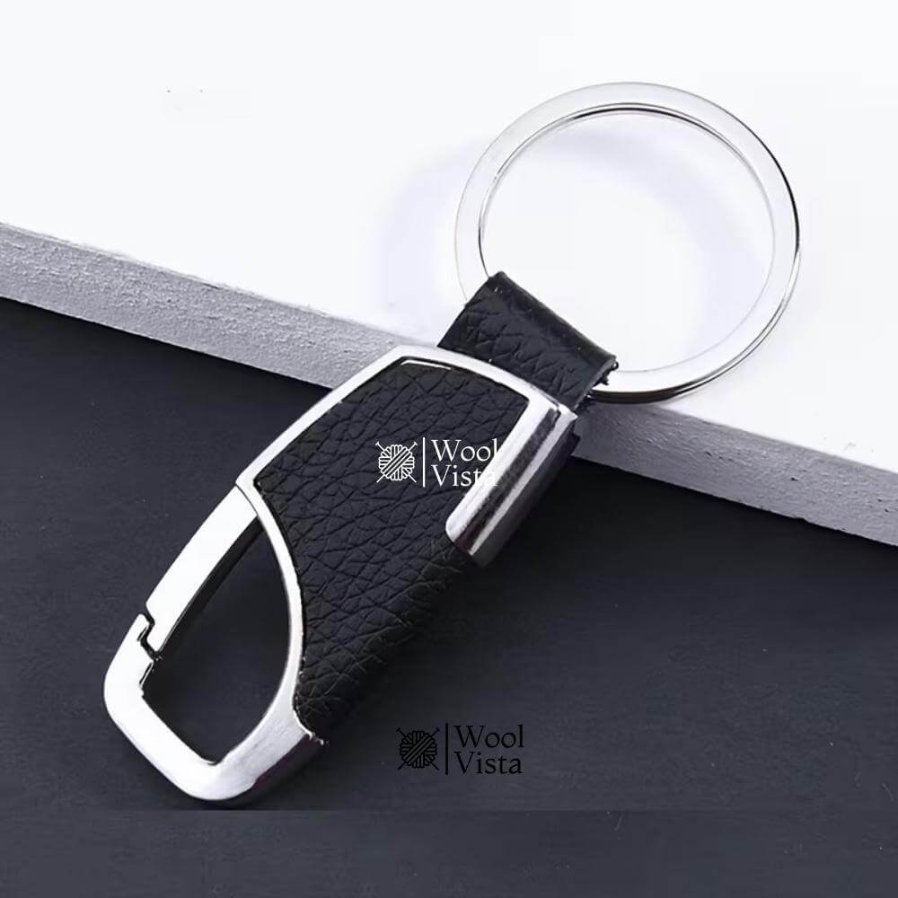 MEN’S METAL CAR KEYCHAIN COLLECTION – PUNK STARBURST, RACING CAR & FAUX LEATHER WAIST KEYRING (MULTIPLE DESIGNS)