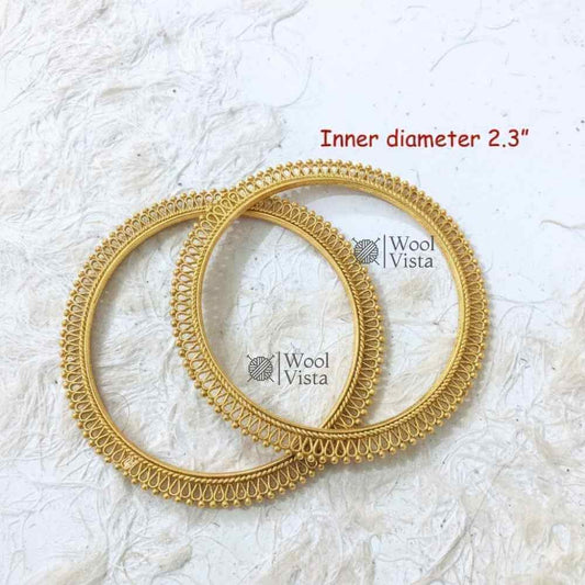 METAL BASES FOR BANGLES | KANGAN – DIY JEWELRY MAKING BRACELET FRAMES