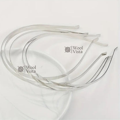METAL HEADBAND BASES (PAIR) – PLAIN DIY ACCESSORIES FOR WOMEN’S FASHION HEADBAND MAKING