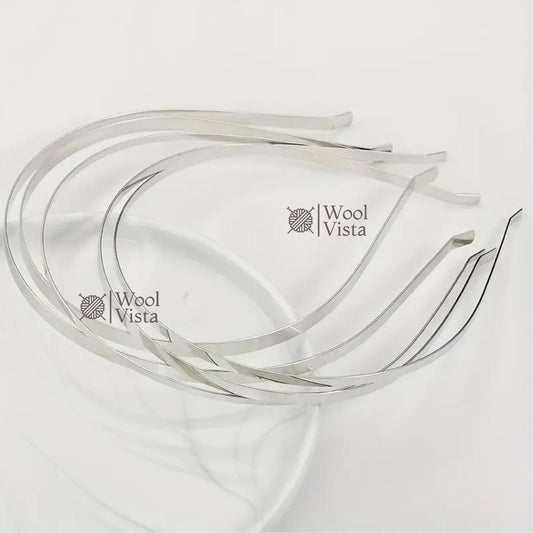METAL HEADBAND BASES (PAIR) – PLAIN DIY ACCESSORIES FOR WOMEN’S FASHION HEADBAND MAKING