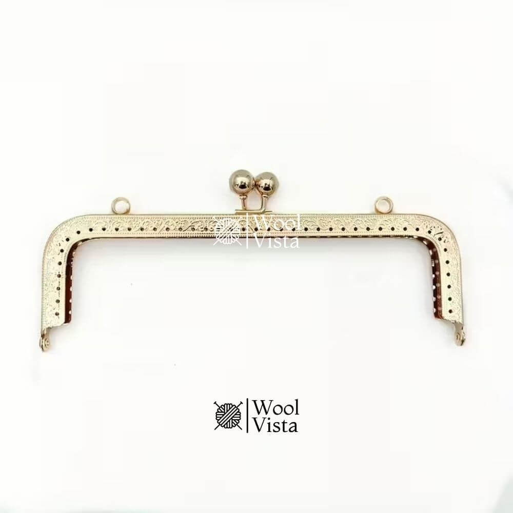 METAL PURSE FRAME HANDLE – IRON ALLOY WALLET & BAG MAKING ACCESSORY