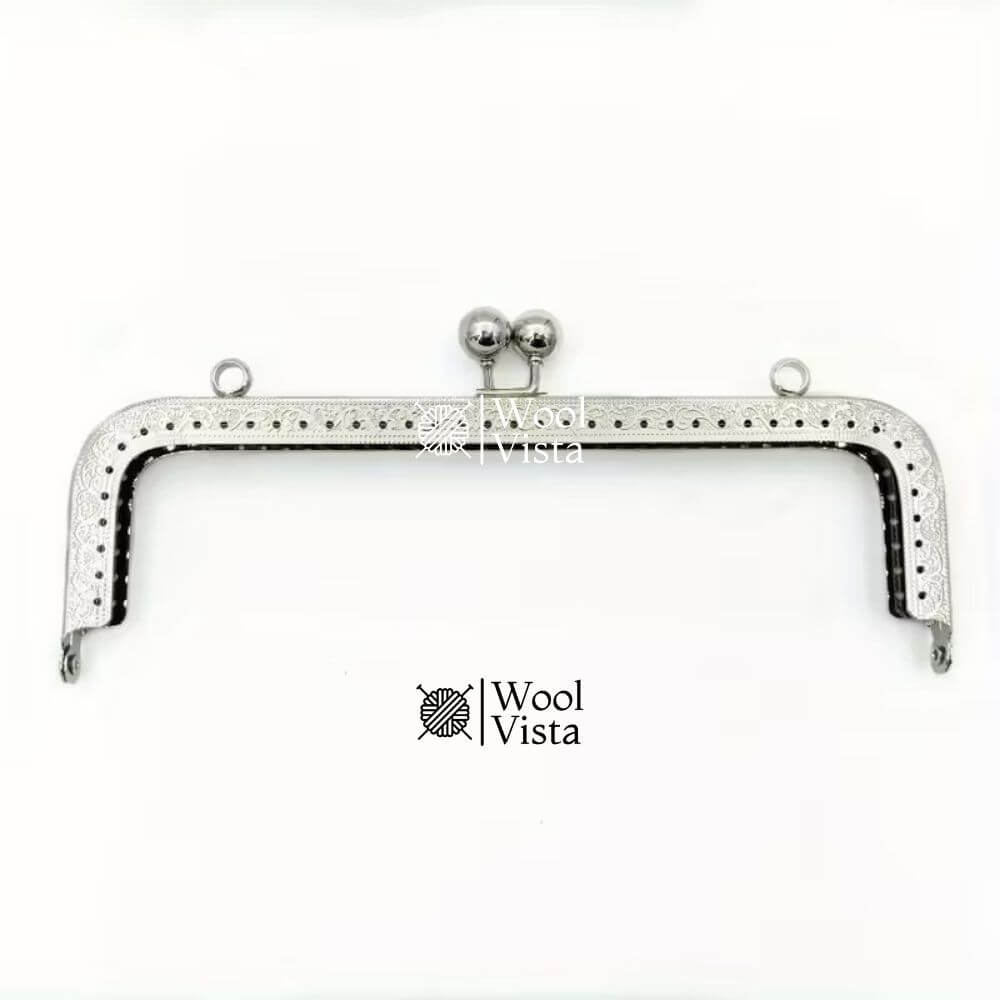 METAL PURSE FRAME HANDLE – IRON ALLOY WALLET & BAG MAKING ACCESSORY