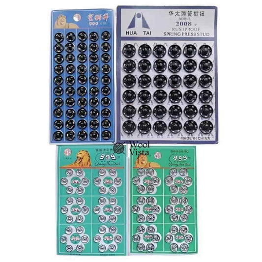 METAL BRASS TICH BUTTONS – DURABLE SEW-ON SNAP FASTENERS