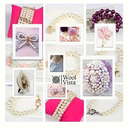 MIXED COLOR PEARL BEADS FOR JEWELRY MAKING, CRAFTS & ACCESSORIES