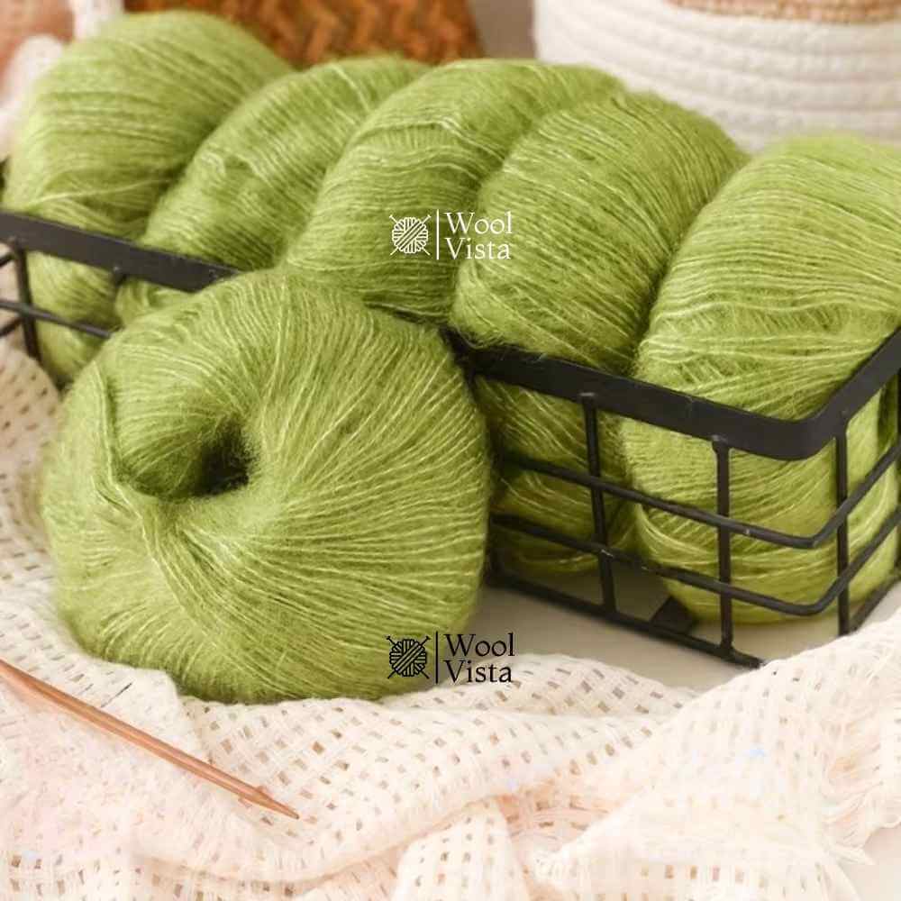 MOHAIR LUXURY YARN SET – SOFT & FLUFFY LONG FIBER YARN - (PACK OF 6)